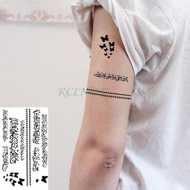 Waterproof Temporary tattoo sticker "keep calm" English letters words tatto stickers flash tatoo fake tattoos for men women