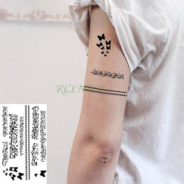 Waterproof Temporary tattoo sticker "keep calm" English letters words tatto stickers flash tatoo fake tattoos for men women