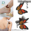 3D Butterfly Body Art Waterproof Temporary Tattoos For Men women Sexy Colours Small Sticker Wholesale RC2206