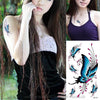 3D Butterfly Body Art Waterproof Temporary Tattoos For Men women Sexy Colours Small Sticker Wholesale RC2206