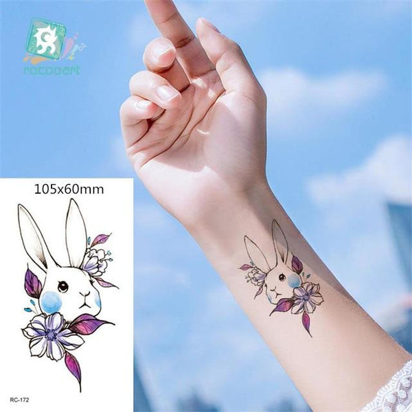 3D Butterfly Body Art Waterproof Temporary Tattoos For Men women Sexy Colours Small Sticker Wholesale RC2206