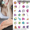 3D Butterfly Body Art Waterproof Temporary Tattoos For Men women Sexy Colours Small Sticker Wholesale RC2206