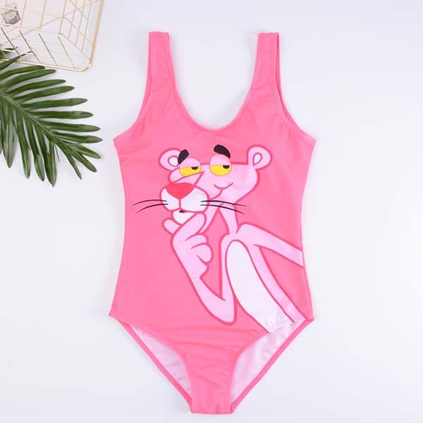 2019 New Sexy Women One Piece Swimsuit 3D Print cartoon Strap Backless Swimsuit Bathing Suit Summer Beachwear Monokini Swimsuit