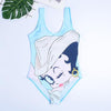 2019 New Sexy Women One Piece Swimsuit 3D Print cartoon Strap Backless Swimsuit Bathing Suit Summer Beachwear Monokini Swimsuit