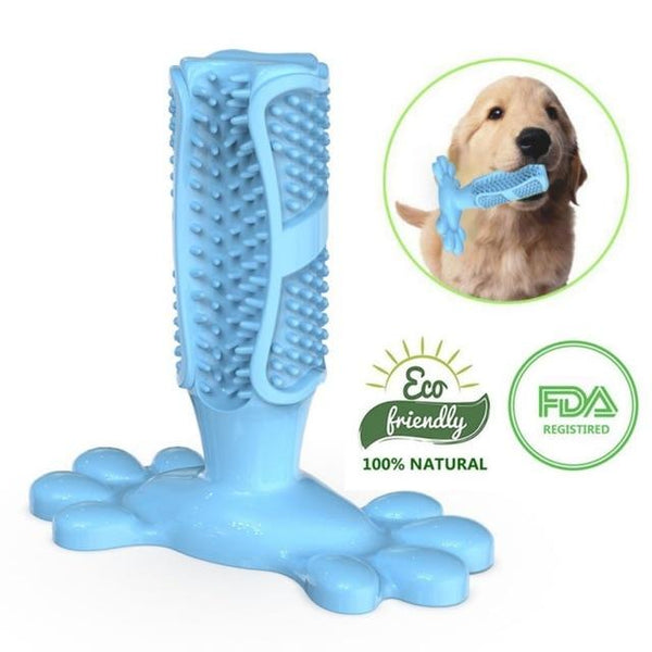 Dog Toothbrush Stick Pets Brushing Stick Dog Teeth Cleaning Chew Toys Teddy Teeth Silicone Perfect Care Products Cleaning Mouths