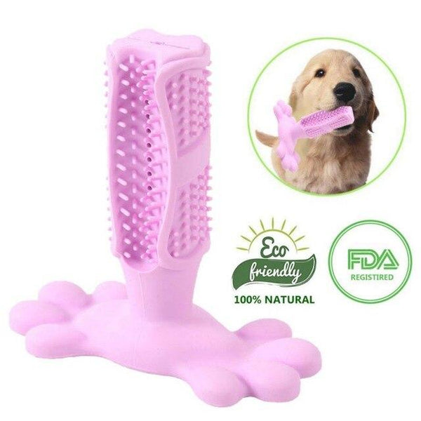 Dog Toothbrush Stick Pets Brushing Stick Dog Teeth Cleaning Chew Toys Teddy Teeth Silicone Perfect Care Products Cleaning Mouths