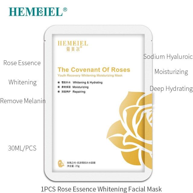 HEMEIEL Detox Oxygen Bubble Sheet Mask Korean Cosmetic Moisturizing Bamboo Charcoal Black Face Mask Facial Whitening Skin Care