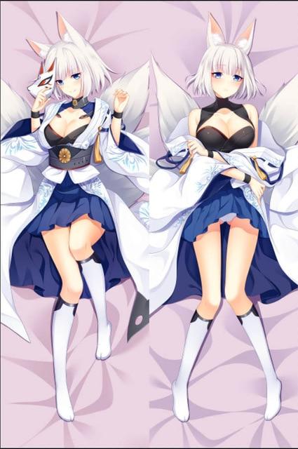 Warships Game Azur Lane Characters animal ears girl Kaga & akagi azurlan pillow cover illustrious & takao body Pillowcase