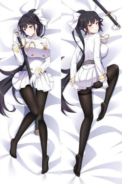 Warships Game Azur Lane Characters animal ears girl Kaga & akagi azurlan pillow cover illustrious & takao body Pillowcase