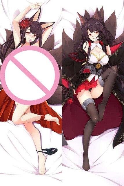 Warships Game Azur Lane Characters animal ears girl Kaga & akagi azurlan pillow cover illustrious & takao body Pillowcase