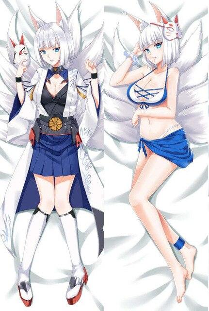 Warships Game Azur Lane Characters animal ears girl Kaga & akagi azurlan pillow cover illustrious & takao body Pillowcase