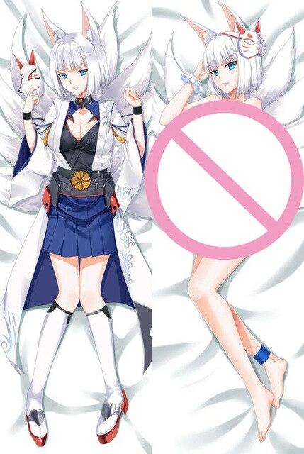 Warships Game Azur Lane Characters animal ears girl Kaga & akagi azurlan pillow cover illustrious & takao body Pillowcase