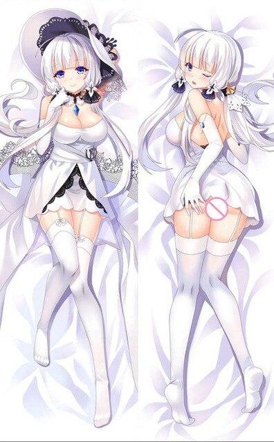 Warships Game Azur Lane Characters animal ears girl Kaga & akagi azurlan pillow cover illustrious & takao body Pillowcase