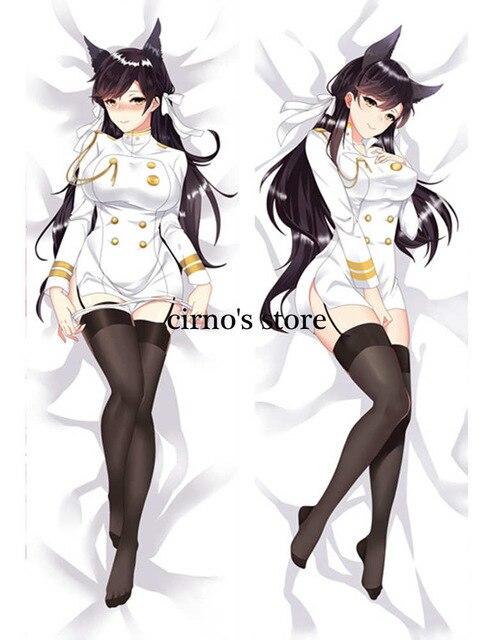 Warships Game Azur Lane Characters animal ears girl Kaga & akagi azurlan pillow cover illustrious & takao body Pillowcase
