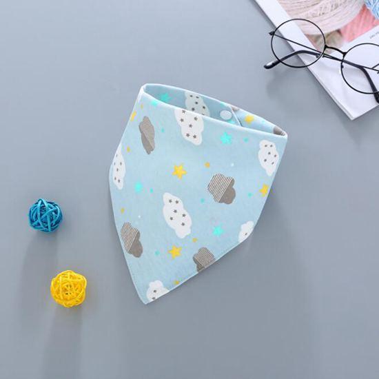 Dog Bandana Scarf Pet Dog Cat Tie Dog Accessories Sheep White Bear Cloud Pattern Can Wash Water Bib Dog Tie