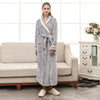 2018 Autumn Winter Bathrobes For Women Men Lady's Long Sleeve Flannel Robe Female Male Sleepwear Lounges Homewear pyjamas