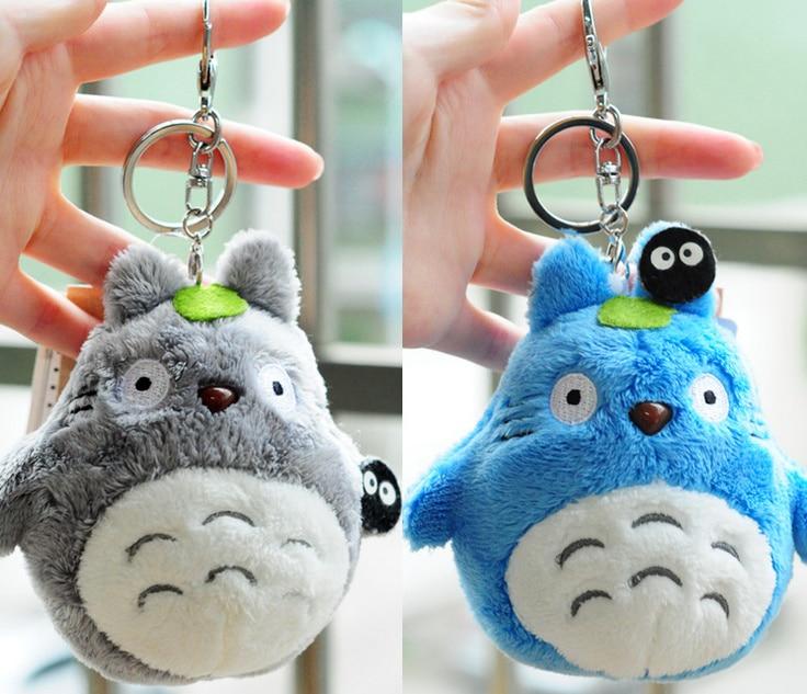 Mini 10cm Totoro Plush Toy kawaii Anime Totoro Keychain Toy Stuffed Plush Pendant Totoro Dolls