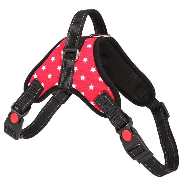 Dog Pet Harness Adjustable Walking Lead Leash Set Reflective Puppy Vest Harness Collar for Big Small Dog Cat Bulldog Husky Hound