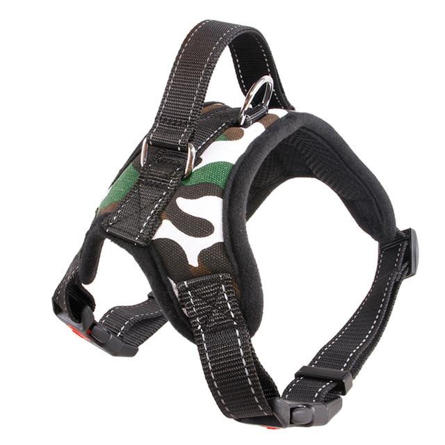 Dog Pet Harness Adjustable Walking Lead Leash Set Reflective Puppy Vest Harness Collar for Big Small Dog Cat Bulldog Husky Hound