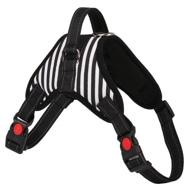 Dog Pet Harness Adjustable Walking Lead Leash Set Reflective Puppy Vest Harness Collar for Big Small Dog Cat Bulldog Husky Hound