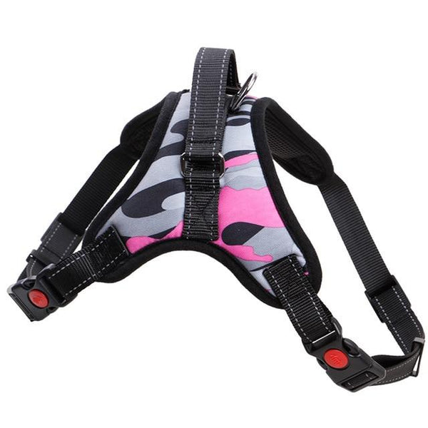 Dog Pet Harness Adjustable Walking Lead Leash Set Reflective Puppy Vest Harness Collar for Big Small Dog Cat Bulldog Husky Hound