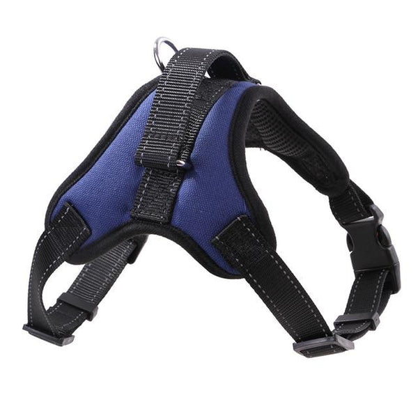 Dog Pet Harness Adjustable Walking Lead Leash Set Reflective Puppy Vest Harness Collar for Big Small Dog Cat Bulldog Husky Hound