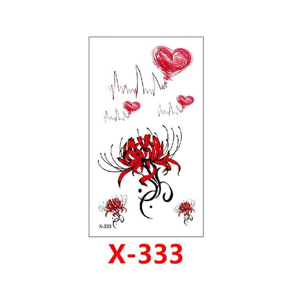T-049 Multiple patte small pattern cool temporary tattoo sticker female simple line pattern body art new design fake male tattoo