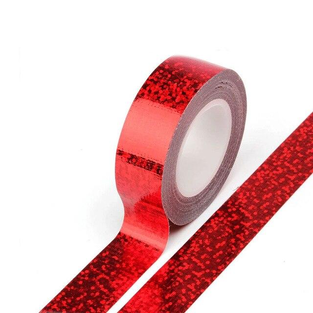 Rhythmic Gymnastics Decoration Holographic Tapes Prismatic Tapes Gimnasia Ritmica Artistic Hoops Stick Fitness Accessory