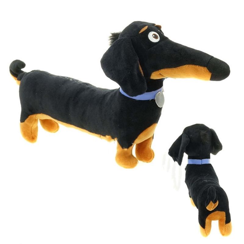 Stuffed Toys Dog 18*10 Stuff New Hot Cartoon Dachshund Cute Plush Toys Baby Black Toy Holiday Birthday Gift Kids Dachshund dog