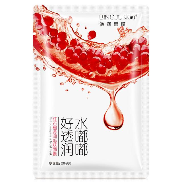 Skin Care Fruit Facial Mask Lemon Red Pomegranate Honey Cucumber Strawberry Apple Kiwi Blueberry Facial Skin Care Face Mask