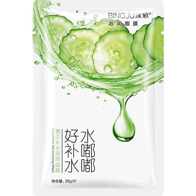 Skin Care Fruit Facial Mask Lemon Red Pomegranate Honey Cucumber Strawberry Apple Kiwi Blueberry Facial Skin Care Face Mask