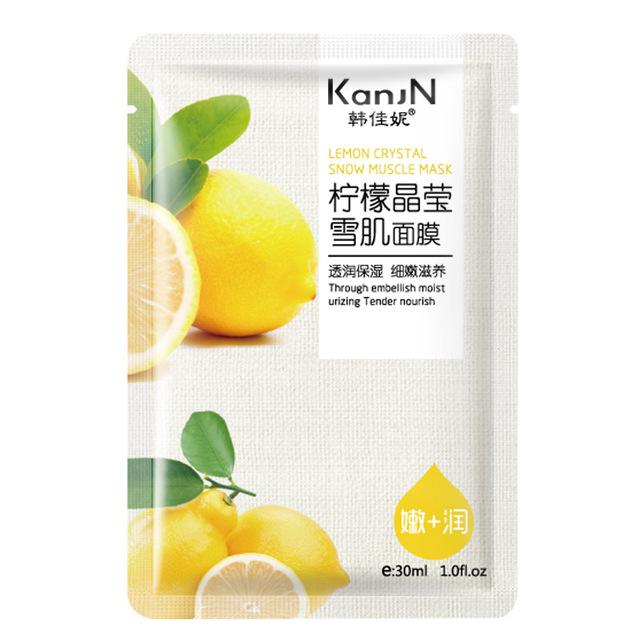 Skin Care Fruit Facial Mask Lemon Red Pomegranate Honey Cucumber Strawberry Apple Kiwi Blueberry Facial Skin Care Face Mask