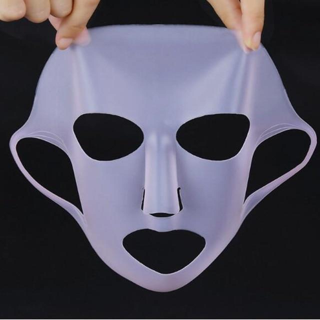 Silicone Face Mask for the Face Sheet Mask Anti-off Mask Ear Fixed Prevent Essence Evaporating Reusable Face Mask Skin Care Tool