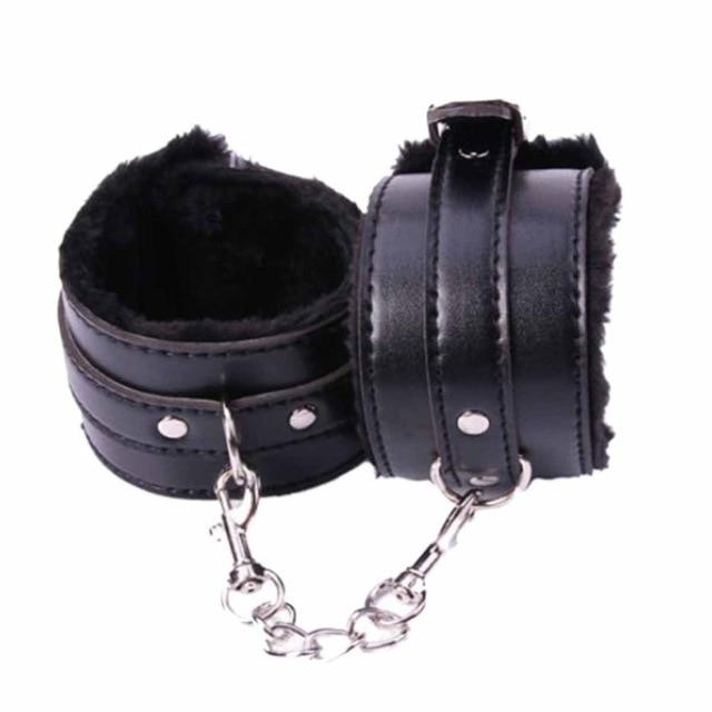 Sex Toys Adult Games Handcuffs bandage Adjustable PU Leather Marriage Sex SM Appliances Women SM Bondage Erotic Toys