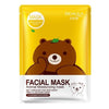 BIOAQUA 1PC Cartoon Animal Moisturizing Face Facial Mask Fresh Anti-Acne Plant Extract Oil Control Hydrating Sheet Face Mask