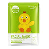 BIOAQUA 1PC Cartoon Animal Moisturizing Face Facial Mask Fresh Anti-Acne Plant Extract Oil Control Hydrating Sheet Face Mask