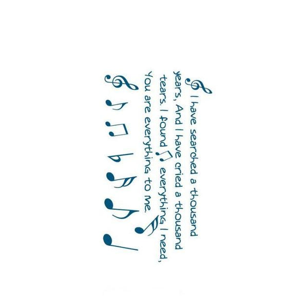 Sale New Sweet Blue Feather Flower Arm Back Temporary Stickers Female Men Couple Disposable Tattoo Stickers Fashion Body Art