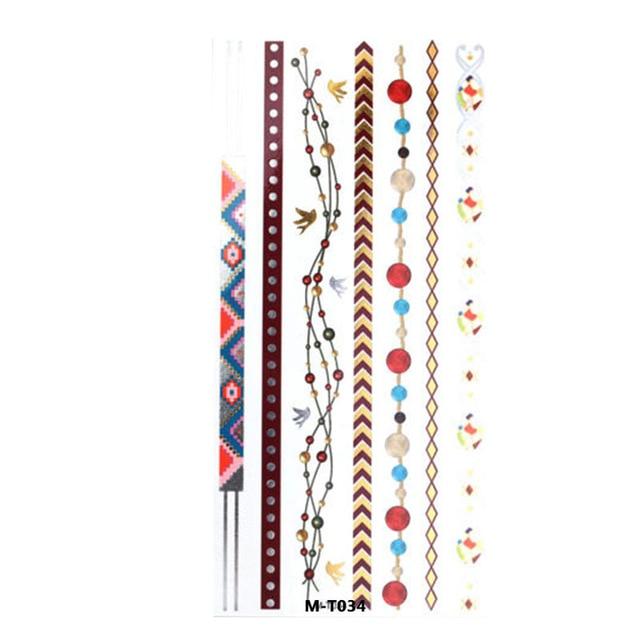 Sale New Sweet Blue Feather Flower Arm Back Temporary Stickers Female Men Couple Disposable Tattoo Stickers Fashion Body Art