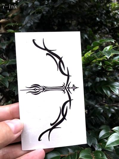 Water Transfer Tattoo Minimalist small sun moon tattoo Body Art Waterproof Temporary fake Tattoo for man woman kid 10.5*6cm