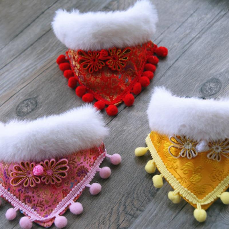 Pet Scarf Pet Collar Pet Accessories Dog Saliva Towel Festival Festive Decoration Cat Bib Bib Teddy