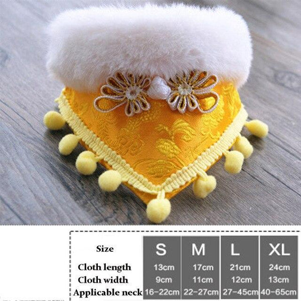 Pet Scarf Pet Collar Pet Accessories Dog Saliva Towel Festival Festive Decoration Cat Bib Bib Teddy