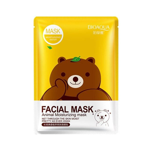 BIOAQUA Plant Extracts Skin Care face Masks Hydrating Moisturizing Repair Skin oil control  Shrink Pores Korean Facial Mask