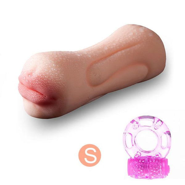 Large & Small Male Masturbator Anal plug Sex Toys for Men Oral Artificial Vagina Adult Sex products for Man cock vibrating Rings