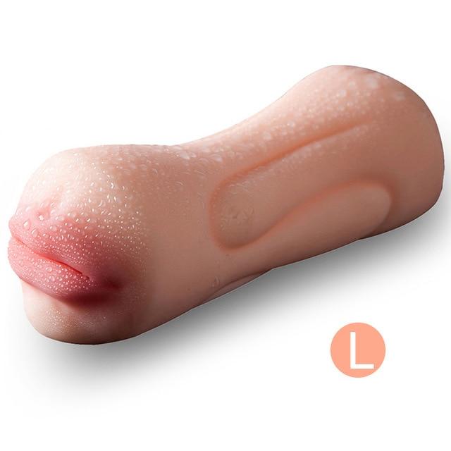 Large & Small Male Masturbator Anal plug Sex Toys for Men Oral Artificial Vagina Adult Sex products for Man cock vibrating Rings