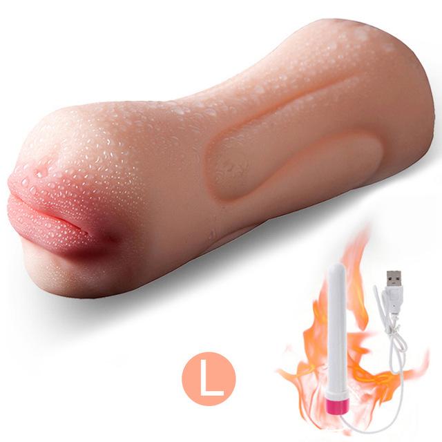 Large & Small Male Masturbator Anal plug Sex Toys for Men Oral Artificial Vagina Adult Sex products for Man cock vibrating Rings