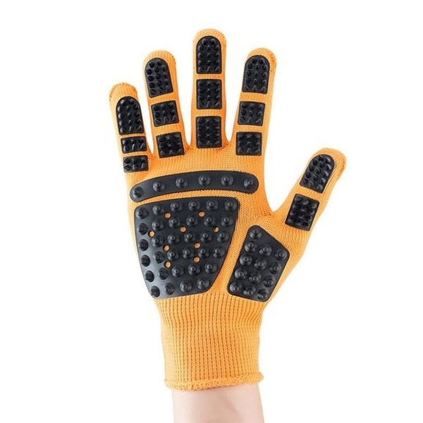 Pet Grooming Gloves Bath Massage Thickened Scratch Resistant Cats Dogs Floating Hair Removing Gloves Pet Shop Dog
