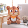 20cm Cute Soft 3D Simulation Stuffed Cat Toys Double-side Seat Sofa Pillow Cushion Kawaii Plush Animal Cat Dolls Toys Gifts