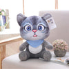 20cm Cute Soft 3D Simulation Stuffed Cat Toys Double-side Seat Sofa Pillow Cushion Kawaii Plush Animal Cat Dolls Toys Gifts