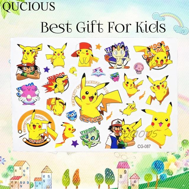 Cartoon Water Transfermation Temporary Children Tattoo Paper For Boy Kids Ninja Turtle Avengers Tatoo Flash Fake Tattoo Stickers