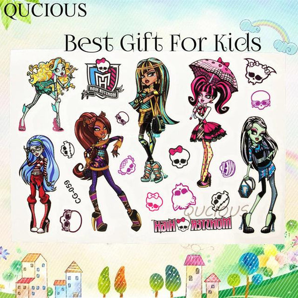 QUCIOUS Disposable Cartoon Super Wings Tattoos Temporary For Boys Kids Body Art Tatoo Sticker Flash Racing Cars DIY Tattoo Plane